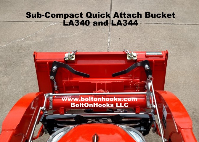 Kubota Tractor bucket hooks shackle skidsteer MADE USA 