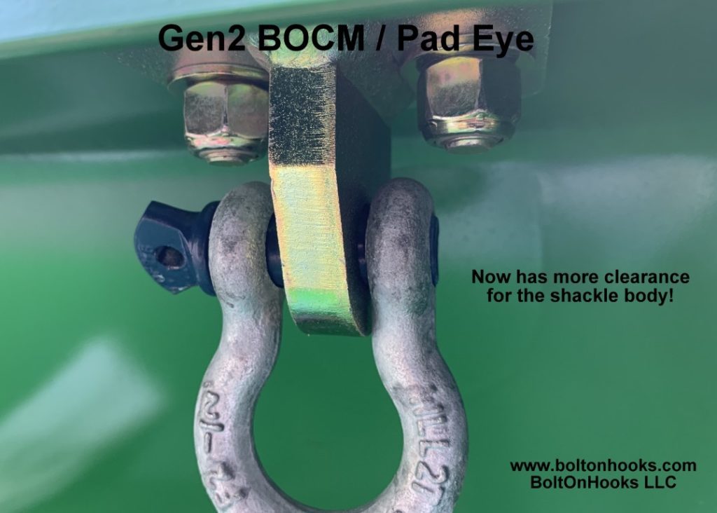 BoltOn Clevis Mount™ with Hardware BoltOnHooks LLC