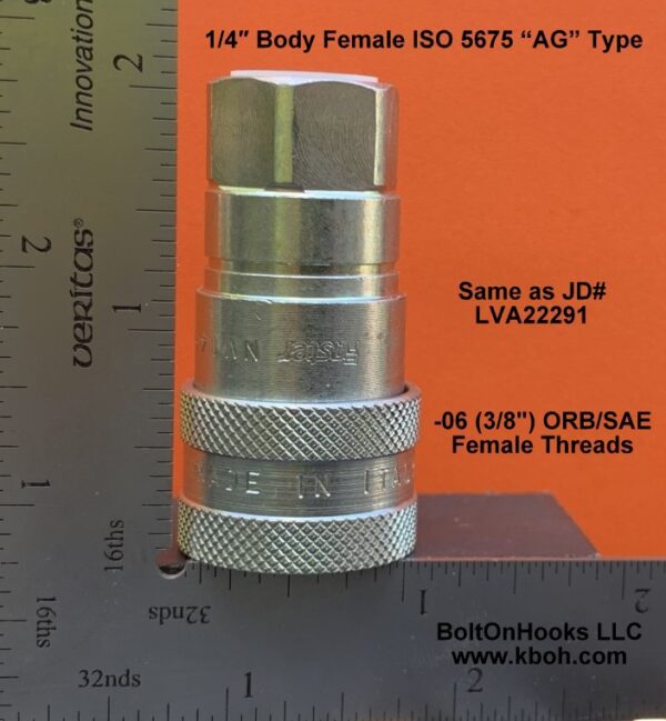 1/4″  Female ISO 5675 “AG” Type ORB/SAE