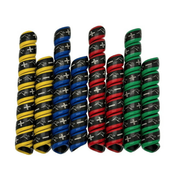 Outback Wrap Hydraulic Hose Markers: 4-Pair Yel/Blu/Red/Grn