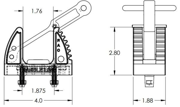 PAC Handlelok #1004 - Image 2